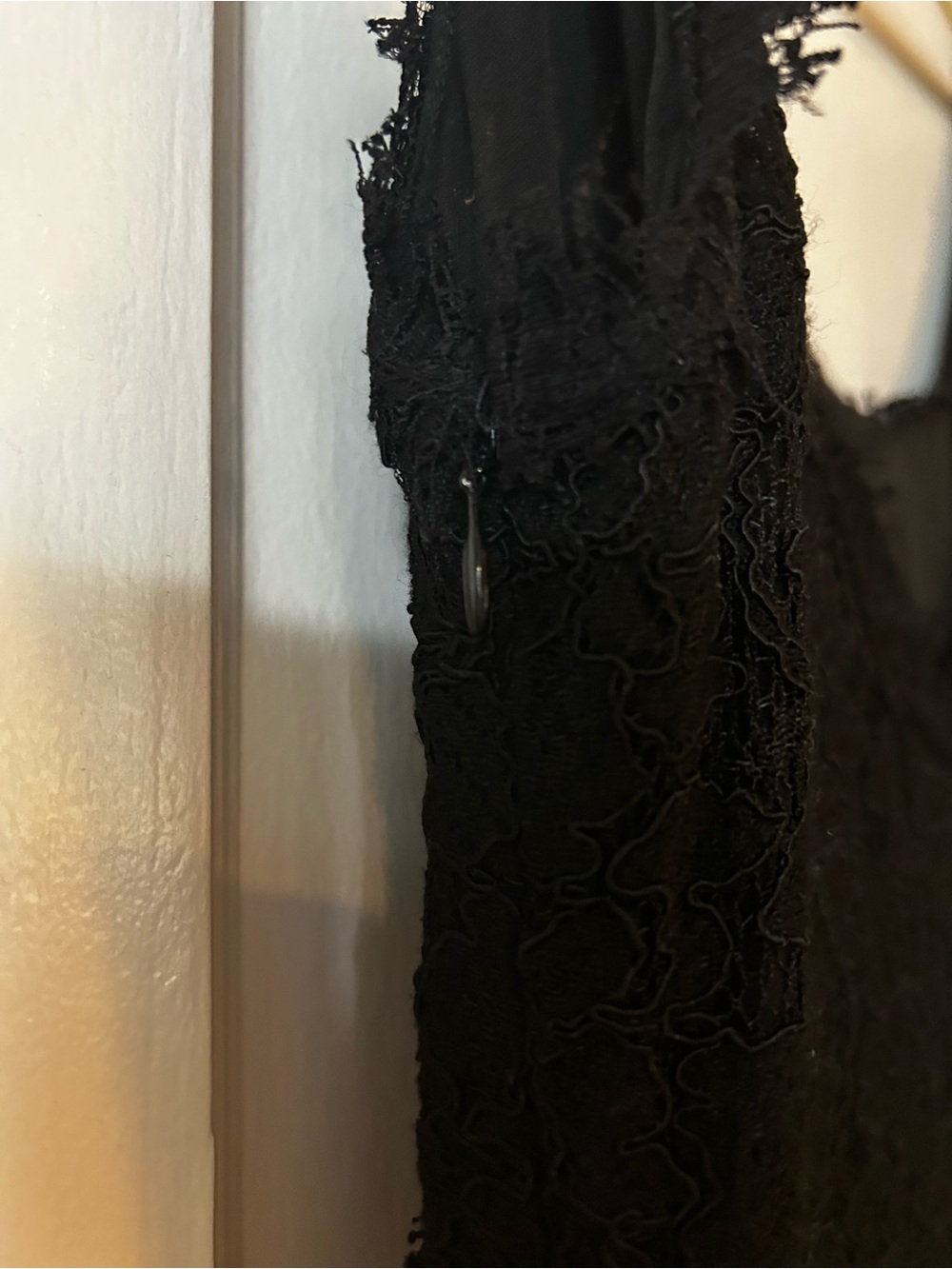 Diane Von Furstenberg Black Floral Slip Dress with Cream and Red Accents - Picture 6 of 7